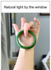 Canadian Polar Jade Bangle Natural Jade Bracelet AAA Grade 59mm #1370