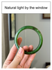Canadian Jade Bangle Natural Jade Bracelet A Grade 58mm #1039