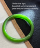 Canadian Polar Jade Bangle Natural Jade Bracelet AAA Grade 59mm #1372