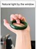 Canadian Polar Jade Bangle Natural Jade Bracelet A Grade 54.5mm #1445