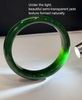 Canadian Polar Jade Bangle Natural Jade Bracelet A Grade 57.5mm #1467