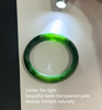 Canadian Polar Jade Bangle Natural Jade Bracelet A Grade 57.5mm #1519