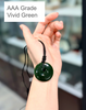 Polar Jade Peace Buckle Pendant Ping An Kou Eternal Protection 35mm Natural Jade #1134
