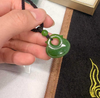 Polar Jade Peace and Longevity Lock Pendant Natural Jade #2100