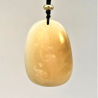 DRAGON PHOENIX JADE PENDANT #1749