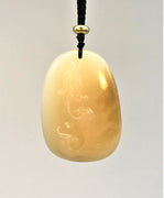 DRAGON PHOENIX JADE PENDANT #1749