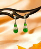 Jade Gourd Earrings #1070