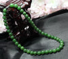 18" 10~11mm POLAR JADE BEADED NECKLACE #1569