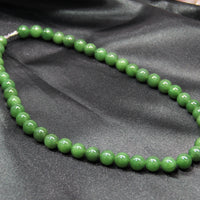 18" 10~11mm POLAR JADE BEADED NECKLACE #1569