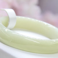 White Jade Bangle 60.5mm #123