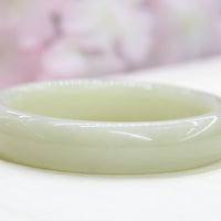 White Jade Bangle 60.5mm #123