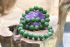 12mm Siberian Jade Beaded Bracelet #1881