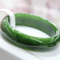 Siberian Jade Bangle 59.6mm #132