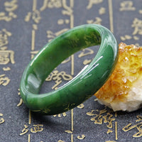 A CANADIAN JADE BANGLE 55MM  #150