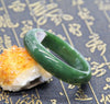 A CANADIAN JADE BANGLE 60MM  #158