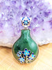 INLAY ENAMEL FLOWER VASE PENDANT #1781