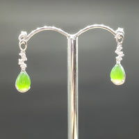 Siberian Nephrite Jade Earrings #1659