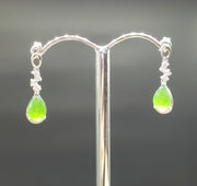 Siberian Nephrite Jade Earrings #1659