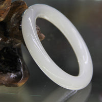 White Jade Bangle 57mm #225