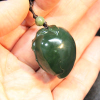 Ruyi Peach Heart Pendant #1734