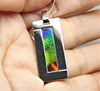 Unique Design Hand-Made Ammolite Pendant