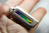 Rectangle Frame Ammolite Pendant #336