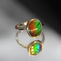 Ammolite Ring #356