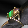 18K Diamond Ammolite Ring #365