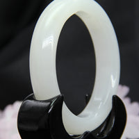 MUTTON FAT JADE BANGLE 57.5MM #388