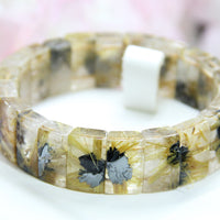 QUARTZ TITANIUM CRYSTAL BANGLE #1640