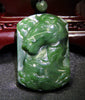 HAND-CARVED JADE HORSE PENDANT #500