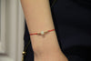 14K Eternal Fortune Red Cord Bracelet #510