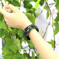 WIDE BAND JADE BANGLE 54MM #597