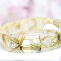 QUARTZ TITANIUM CRYSTAL BANGLE #1642