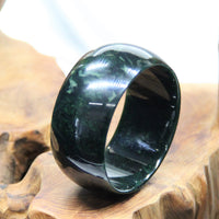 WIDE BAND JADE BANGLE 58MM #659