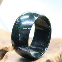 WIDE BAND JADE BANGLE 58MM #659