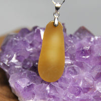 Rich Bean Hetian Jade Pendant  #682