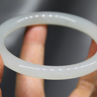 White Jade Bangle 61mm #685