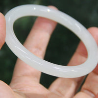 White Jade Bangle 61mm #685