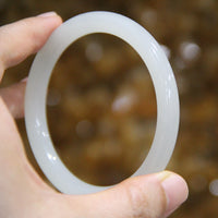 White Jade Bangle 61mm #685