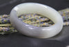 Hetian White Jade Bangle 59mm #697