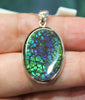 Sterling Silver Ammolite Pendant #763