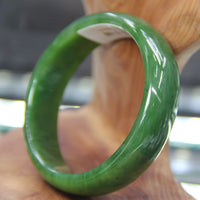 AAA Polar Jade Grade Jade Bangle 58mm #83