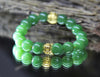 24K 10mm Polar Jade Bracelet #1879