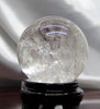 Natural White Crystal (Rock Crystal) Ball  #1296