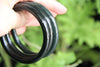 TRIPLE HETIAN JADE BANGLES 8MM #1576