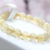 Rutilated Gold Quartz Bracelet #1848