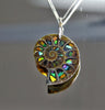 Sterling Silver Ammolite Triplet Pendant #902