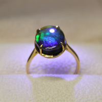 18k Ammolite Ring #903