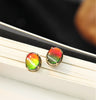 18K Ammolite Earrings #912